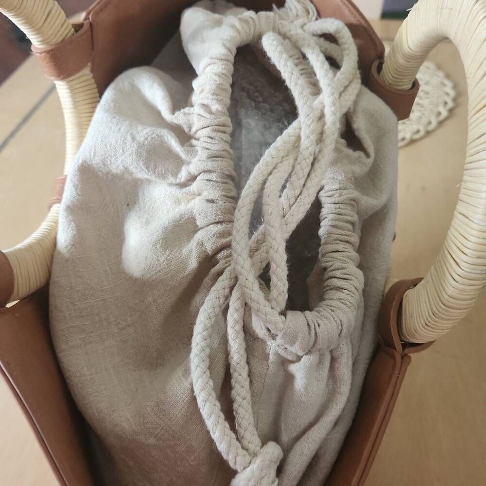 Universal Thread Straw Bag With Drawstring - image 7